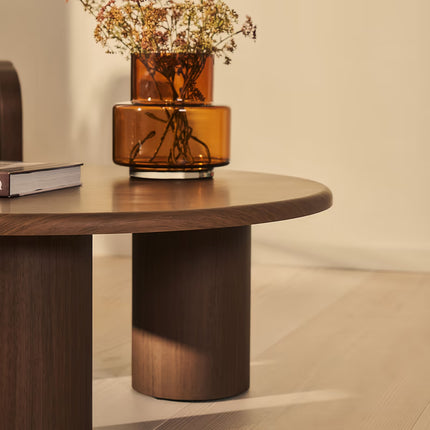 Salado Coffee Table Modern Soft Minimal Organic Luxe Inspired Designer Center Table Custom Finish Multi Pillar Table for Elegant Lounge Setting