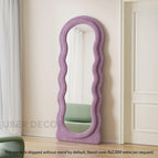 7 ft/ 84 x 33.5 in / Lavender Fine Boucle