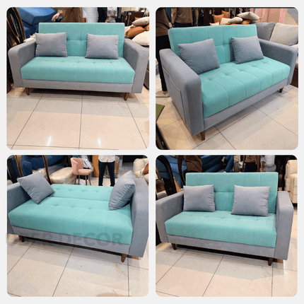Barcelona Sofa Bed- 2 and 3 Seater Foldable Dual-Purpose Double Sofa Come Bed for Home or Office