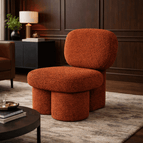 Rust Textured Boucle