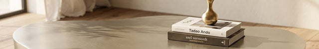 Selenga sculptural coffee table for modern lounge spaces inspired by contemporary European design with premium metal form and refined polish