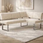 Sandstone Beige Fuzzy Boucle