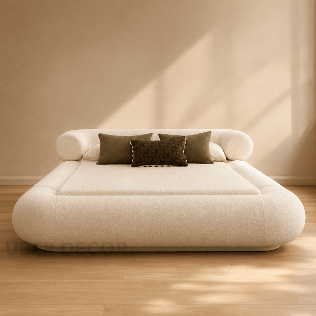 Cozy Cove Bed – Soft Contemporary Luxury Bed for Modern Bedroom