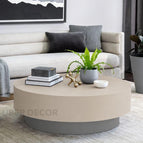 Beige with Grey Base