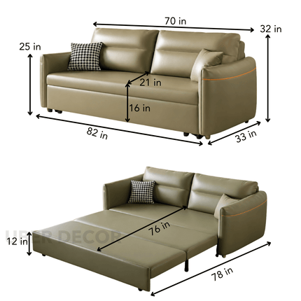Sanya Guest-Ready Sofa Cum Bed – Deep Lounge Pull-Out Sleeper