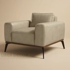 Taupe Beige Leatherette