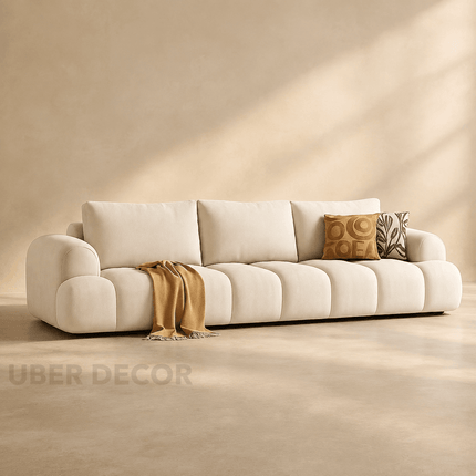 Dresden Wabi-Sabi Nordic Floor Sofa – Japandi Modern Luxury Lounge for Living Room, Garden & Office