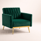 Green Suede Velvet