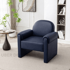 Navy Blue leatherette