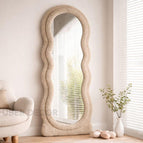 Natural Beige Fuzzy Boucle