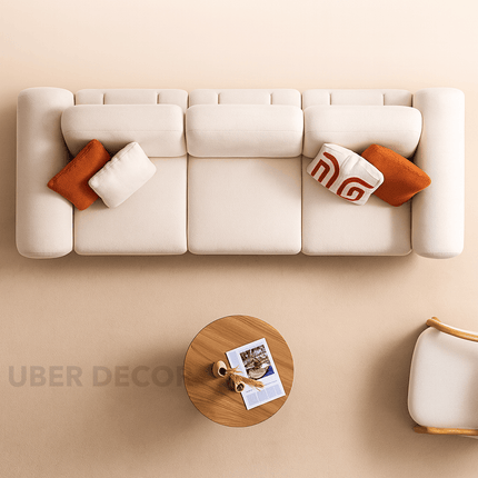 Winnipeg Luxury Modern Sofa Set with Wooden Legs and Plush Upholstery Customisable Designer Sofa for Living Room
