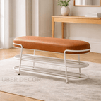 Cognac Tan Leatherette