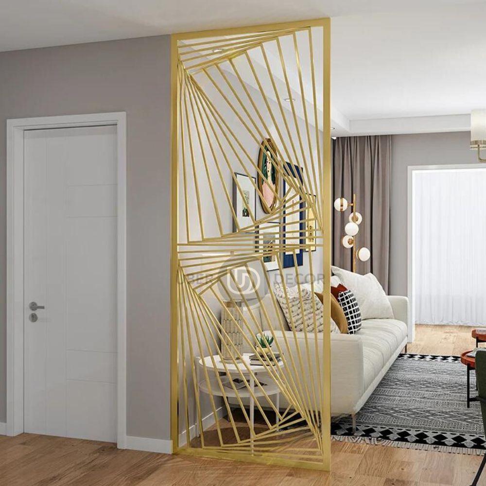 Stylish Partition Wall Living Room Screen Room Divider - Custom Metal Partitions in Stainless Steel