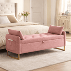 Vintage Pink Jute-Linen