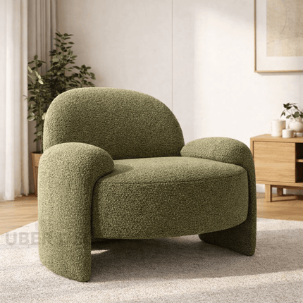 Verdora Lounge Chair Playful Contemporary Accent Statement Seating for Modern Living Room Bedroom and Lounge Interiors