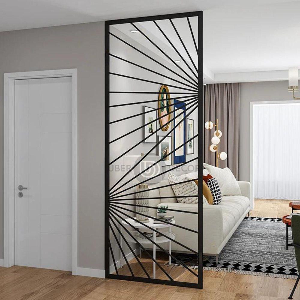 Stylish Partition Wall Living Room Screen Room Divider - Custom Metal Partitions in Stainless Steel