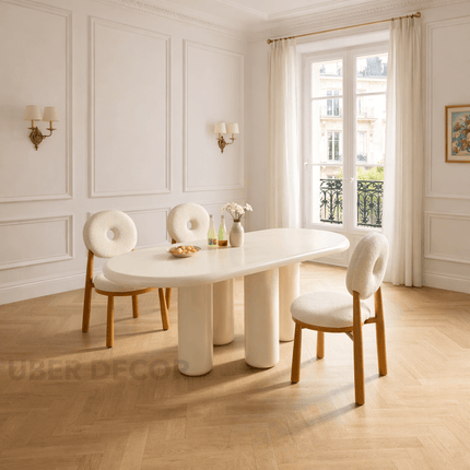 Hearthome Nordic Modern Dining Table– Cozy Contemporary Elegance for Dining Spaces