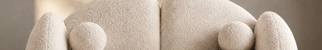 Rumi Modern Wabi Sabi Pebble Sofa Luxury Sculptural Sofa for Living Room, Lounge Area - Ready to Ship