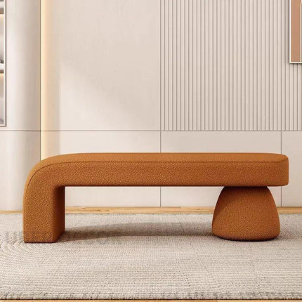 Modora Pop – Sculptural Luxury Bench with Bold Contemporary Form | Designer Shoe Changing Stool for Bedrooms, Cloakrooms, or Retail Interiors
