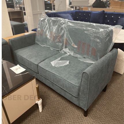 Velro 58" 2-Seater Upholstered Couch Customisable Contemporary Sofa for Compact Living Rooms