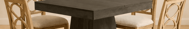 Velnox Hearth Rustic Modern Solid Wood Dining Table for Dining Room