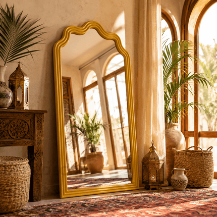 Sultana Moroccan Arch Full Length Floor Mirror – Statement Mirror