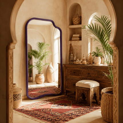 Sahara Organic Full Length  Moroccan Floor Mirror