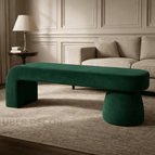 Forest Green Suede Velvet