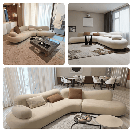 Villeta Nordic Lazy Living Room Sofa Designer Sofa for Modern Lounge Decor