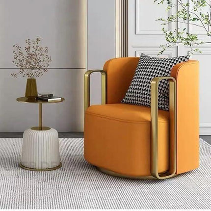 Aurelia Luxe – Modern Accent Chair with Optional 360 revolving Functionality for Living Room, Bedroom & Dining Spaces