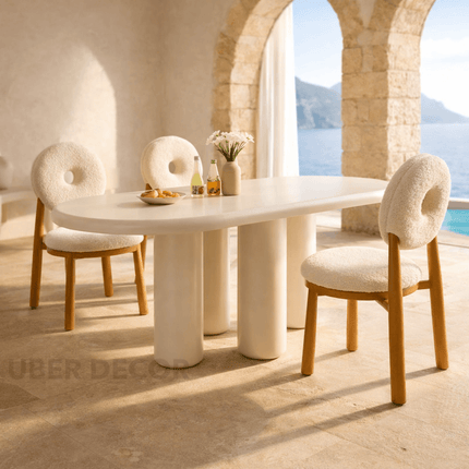 Hearthome Nordic Modern Dining Table– Cozy Contemporary Elegance for Dining Spaces