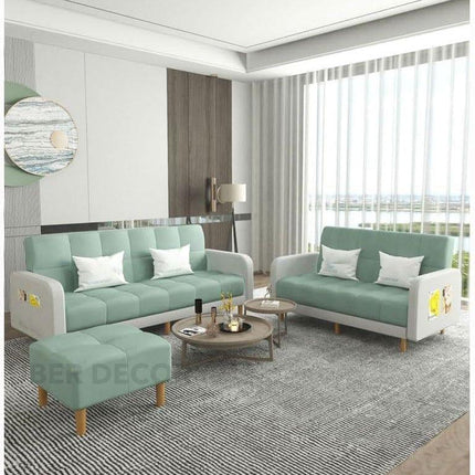 Barcelona 66" Sofa Bed- 3 Seater Small Foldable Dual-Purpose Double Sofa Come Bed for Home or Office