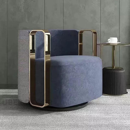 Aurelia Luxe – Modern Accent Chair with Optional 360 revolving Functionality for Living Room, Bedroom & Dining Spaces