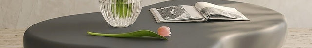 Tigris Blanc Wabi-Sabi Cloud Coffee Table – Japandi Sculptural Organic Center Table for Modern Living Rooms