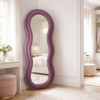 Plum Mauve Suede Velvet