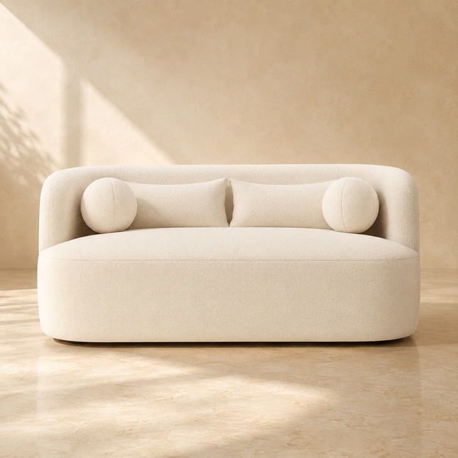 Aelira 68" Loveseat- Classic Cushioned 2 Seater Upholstered Sofa for Small Living Room or Bedside Couch
