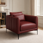 Burgundy Leatherette