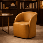 Cognac Amber Leatherette