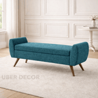 Teal Textured Boucle