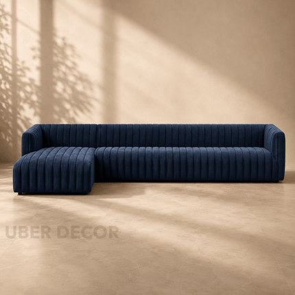 Lakeland 4 Seater L-Shaped Sectional Sofa Couch Modern Contemporary Luxury Furniture for Living Room