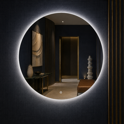 Radiantix front-lit or backlit Led mirror- 3-colour touch button frameless bathroom vanity mirror