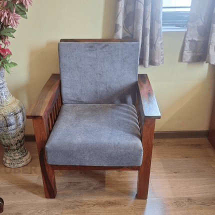 Talia- Solid Wood Modern Fusion Upholstered Armchair for Living Room or Bedroom