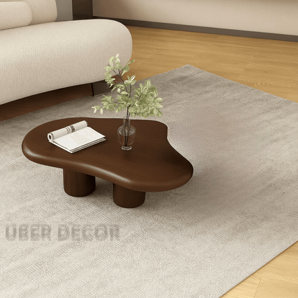 Zeya Cloud Coffee Table High Low Sculptural Combination Rounded Legs Nordic Minimalist Accent for Modern Living Rooms
