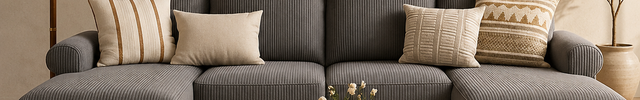 Zenora Wabi-Sabi Modern Sectional Sofa Set with Chaise - Spacious Couch for Living & Study Spaces