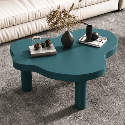 Tocantins Cloud Coffee Table Organic Nordic Design Solid Wood Rounded Legs Minimalist Centerpiece for Modern Living Spaces