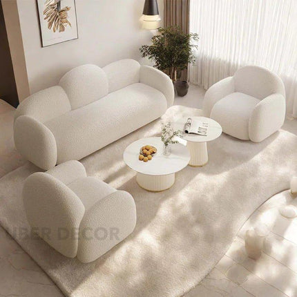 Melbourne Sculptural Sofa Modern Organic Luxury Couch for Living Room