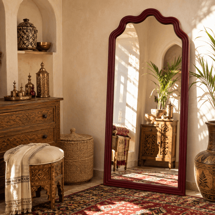 Sultana Moroccan Arch Full Length Floor Mirror – Statement Mirror