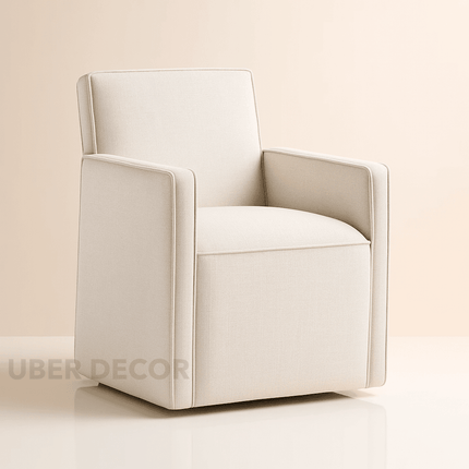 Ardina Modern Dining Chair Custom Made Armchair Design Ideal for Dining Room Living Area Formal Lounge - Uber Decor