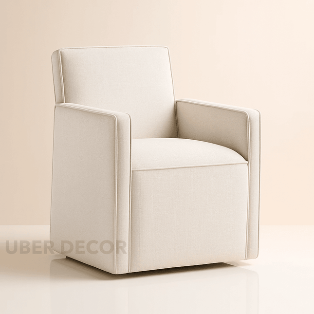 Ardina Modern Dining Chair Custom Made Armchair Design Ideal for Dining Room Living Area Formal Lounge - Uber Decor