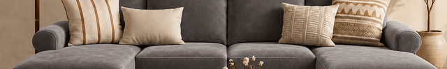 Zenora Wabi-Sabi Modern Sectional Sofa Set with Chaise - Spacious Couch for Living & Study Spaces